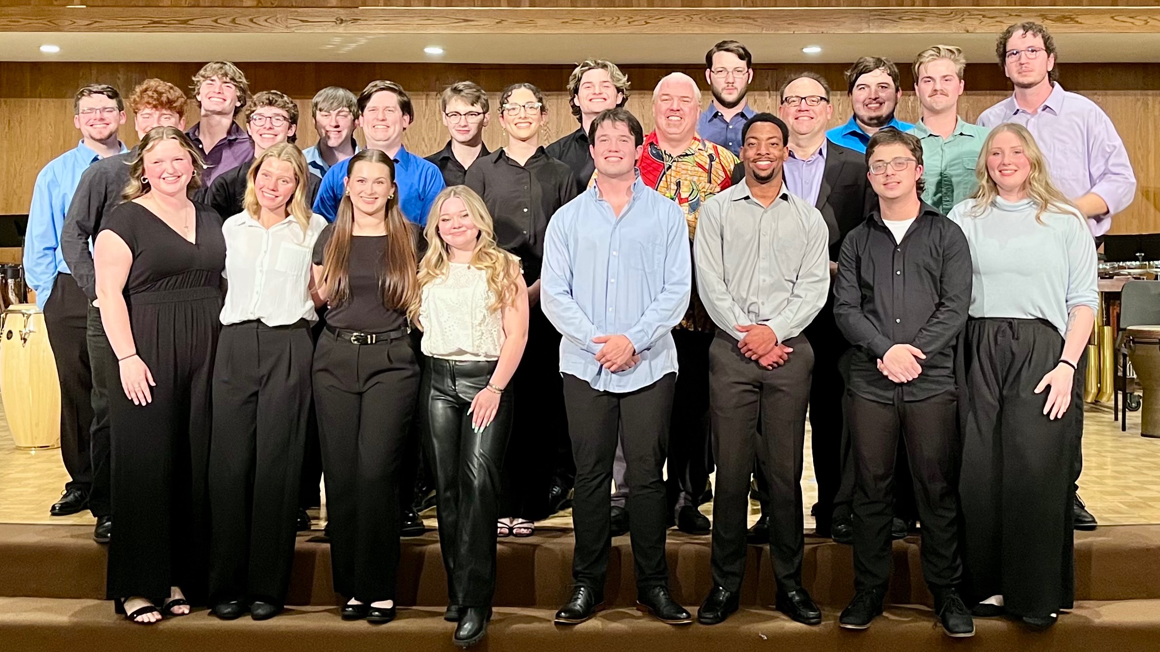 Percussion Ensemble group photo