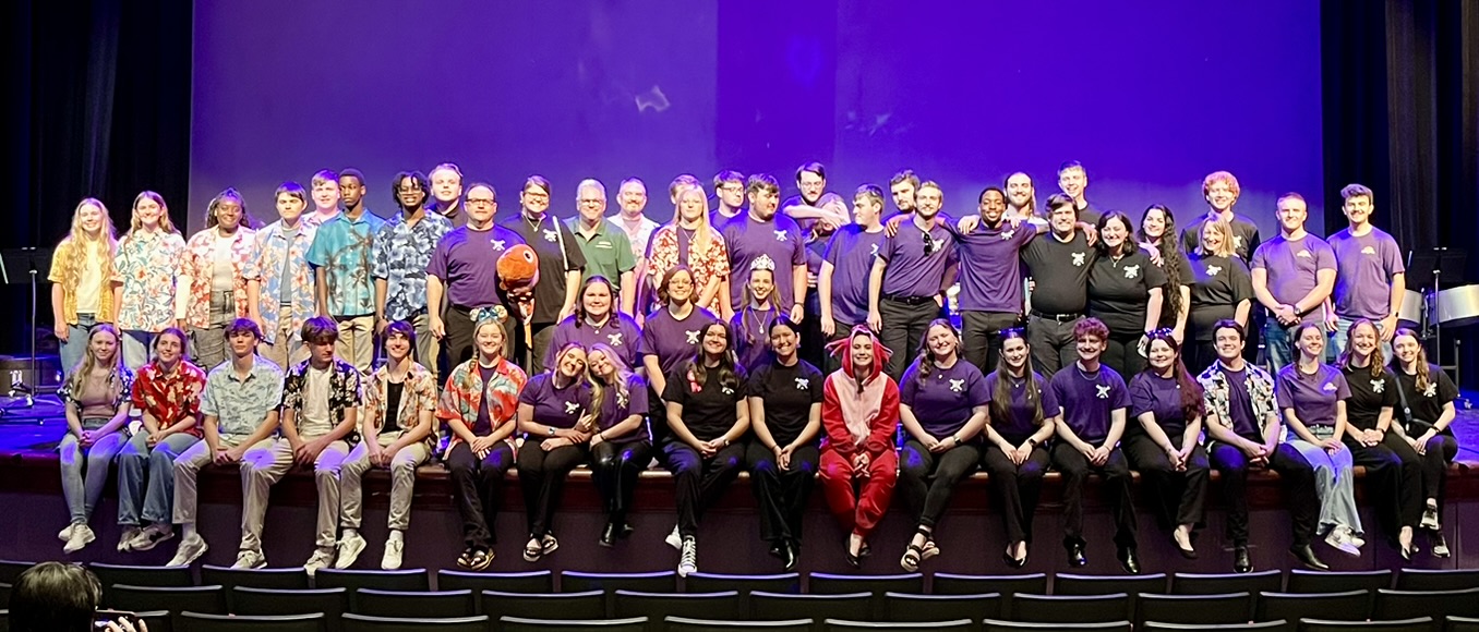 Steel Band group stage photo