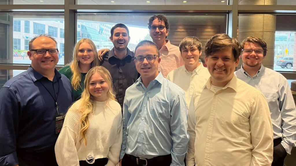 Percussion group photo