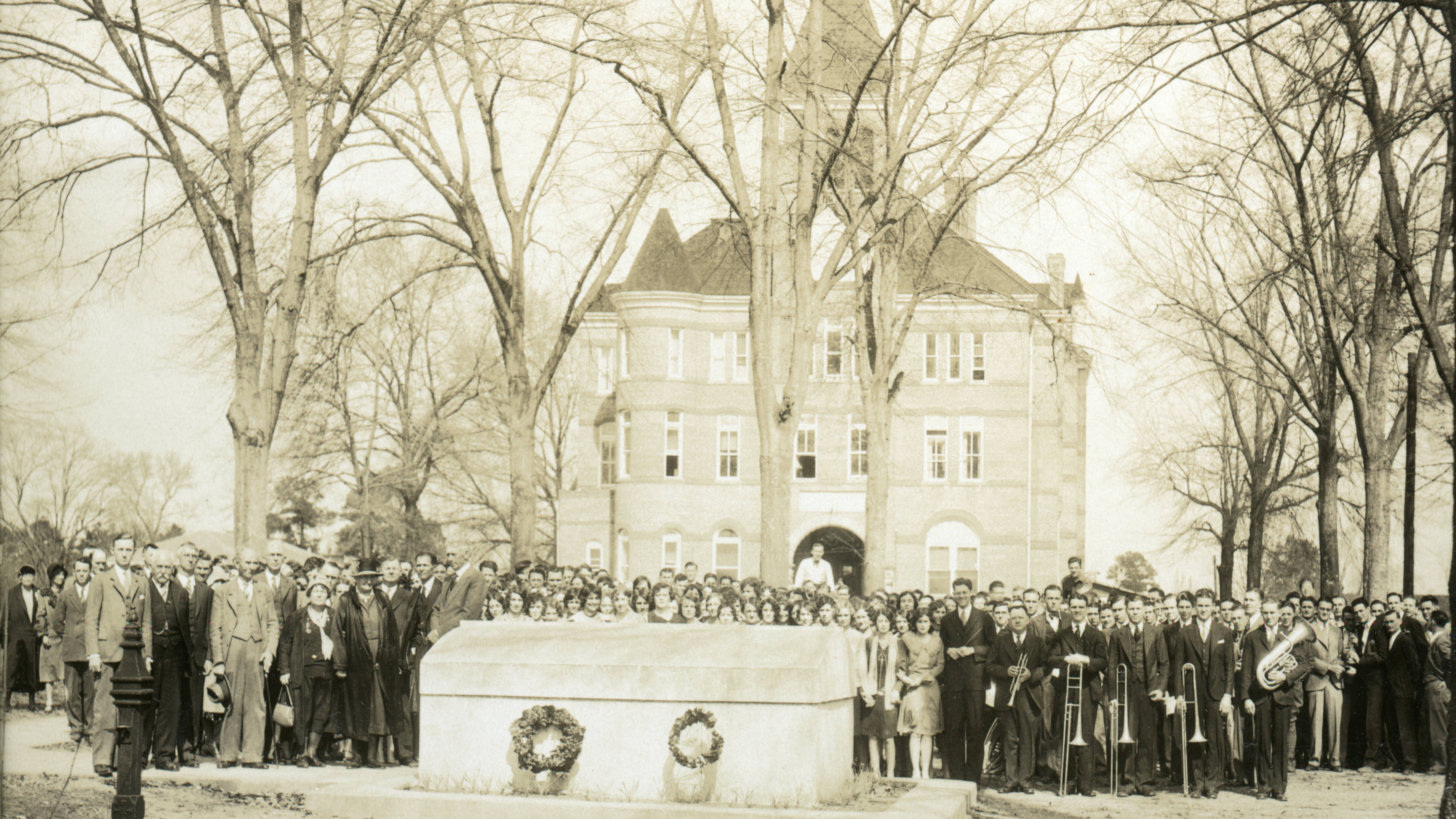 Jack Conger's first gravesite